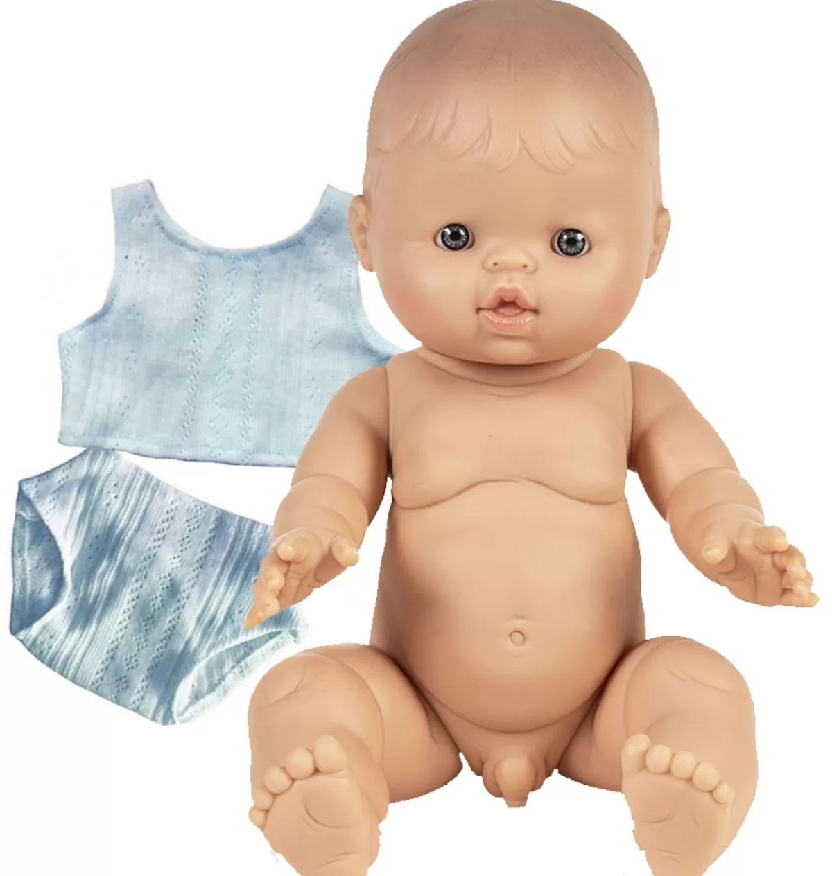Shop Paola Reina poppen Paola Reina Gordi Baby Doll Boy With Underwear 34 Cm
