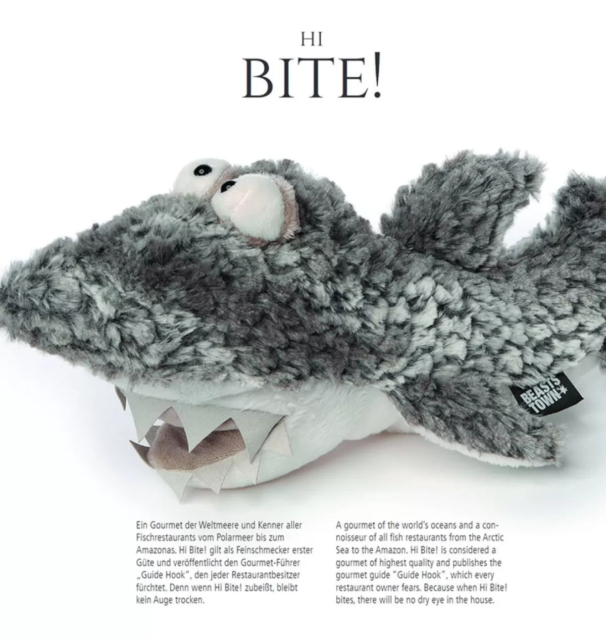 Fashion Sigikid Beasts Hi Bite Shark 42 Cm